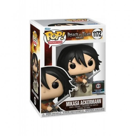 FUNKO Pop Mikasa Ackermann Ataque a los Titanes 1172 Exclusivo