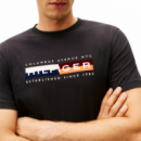 Camiseta TOMMY HILFIGER Colour Block Negra