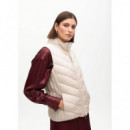 Chaleco Corto Acolchado Crudo  LOLA CASADEMUNT