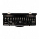 Juego Vasos + Adaptadores Impacto 1/2" FARGO TOOLS 19 Pcs