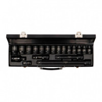 Juego Vasos + Adaptadores Impacto 1/2" FARGO TOOLS 19 Pcs