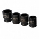 Juego Vasos + Adaptadores Impacto 1/2" FARGO TOOLS 19 Pcs