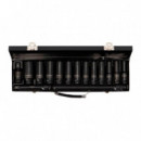 Juego Vasos Largos + Adaptadores Impacto 1/2" FARGO TOOLS 15 Pcs