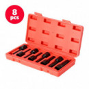 Juego Puntas Impacto 1/2" Hexagonal FARGO TOOLS 8 Pcs