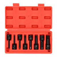 Juego Puntas Impacto 1/2" Hexagonal FARGO TOOLS 8 Pcs