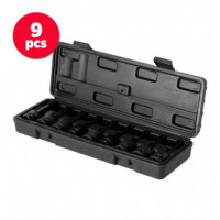 Juego Puntas Impacto 1/2" Torx FARGO TOOLS 9 Pcs