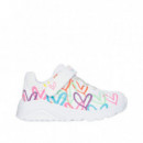 SKECHERS Zapatillas Uno Lite Blancas 314078N-WMN