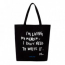 BOLSO SHOPPER CON CITA DE KARL