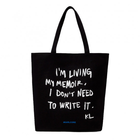 BOLSO SHOPPER CON CITA DE KARL