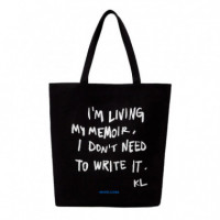 BOLSO SHOPPER CON CITA DE KARL