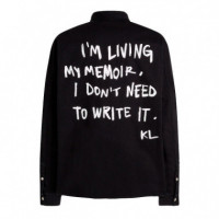 Sobrecamisa con cita de Karl