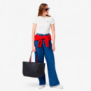 Bolso Tote con Cremallera Anna  LACOSTE
