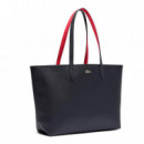 Bolso Tote con Cremallera Anna  LACOSTE