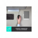 LOGITECH M100 Ratón óptico con Cable USB Negro