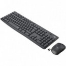 LOGITECH MK295 Combo Teclado y Ratón Inalámbrico Silencioso Grafito