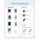 ANKER 322 Cable Usb-c a Lightning Trenzado 0.9M 30W Negro