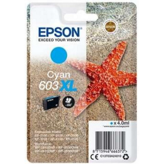 EPSON 603XL Cian T03A24010