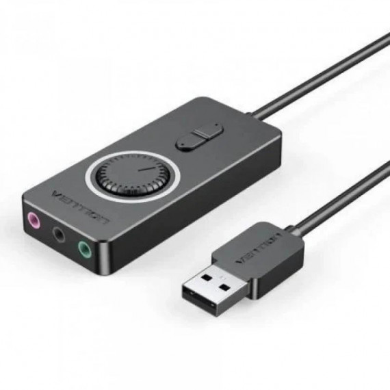 VENTION Tarjeta de Sonido Externa USB a Jack 3.5MM