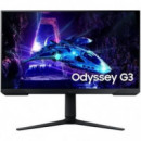 Monitor SAMSUNG Odyssey G3 24" Fhd 180HZ Ergonomico HDMI Dp Black