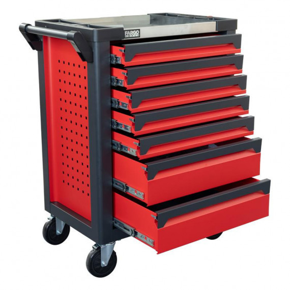 Carro Herramientas Soporte Inox FARGO TOOLS 7 Cajones