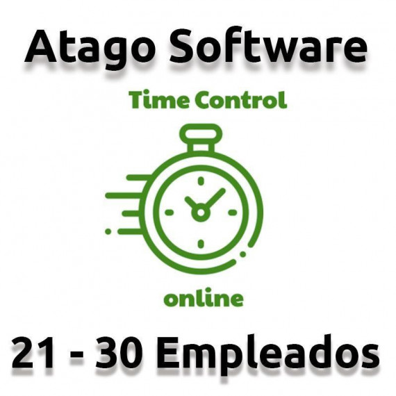ATAGO Time Control de Presencia en la Nube (21-30 Empleados, Anual)