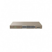 IP-COM Switch 24 Puertos Gigabit Poe + 2 Sfp