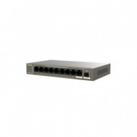 IP-COM Switch Gestionable 9 Puertos Ge + 1 Sfp Poe