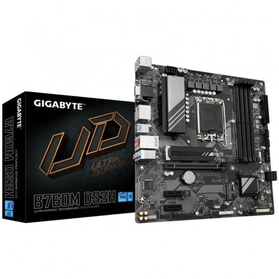 GIGABYTE B760 DS3H Placa Base DDR5 ATX