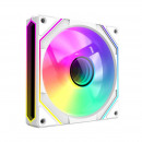 Ventilador GM 12CM Adicional Gaming Chasis Argb Silencioso Blanco