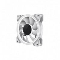 Ventilador GM 12CM Adicional Gaming Chasis Argb Dual Infinity White