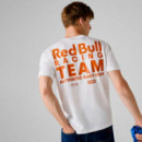 Camiseta Espalda Estampada Fit Comfort  RED BULL RACING