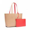Bolso Tote Reversible Anna con Estuche  LACOSTE