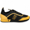 Deportivo Malla+ante Amarillo+negro  EA7