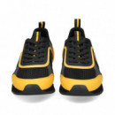 Deportivo Malla+ante Amarillo+negro  EA7