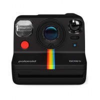 POLAROID Camara Instantanea Analogica Now+ Negro 2ºGEN 250 con Bateria Recargable,bluetooth