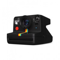 POLAROID Camara Instantanea Analogica Now+ Negro 2ºGEN 250 con Bateria Recargable,bluetooth