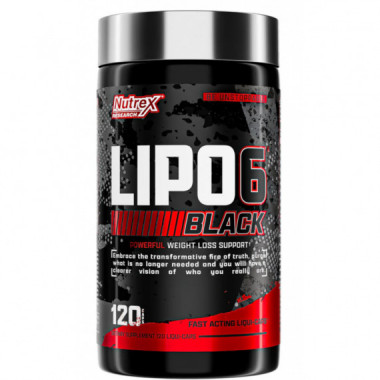 LIPO-6 Black New!!! NUTREX - 120 Caps