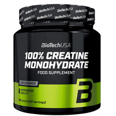 100% Creatine Monohydrate Biotechusa - 500 Gr  BIOTECH USA