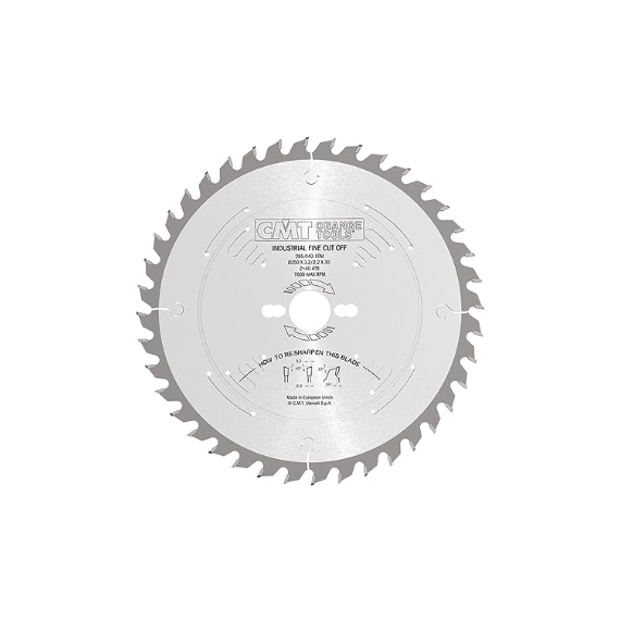 Disco Sierra Madera Cmt - 250 Mm X 3,2 Mm X 30 Mm - 40 Dientes - 285.040.10m