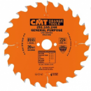 Disco Sierra Madera Cmt - 165 Mm X 2,6 Mm X 20 Mm - 24 Dientes - 291.165.24h