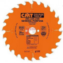 Disco Sierra Madera Cmt - 165 Mm X 2,6 Mm X 20 Mm - 24 Dientes - 291.165.24h