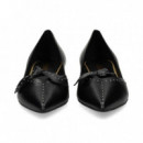 Salon Nudo+tachas Piel Negro  LODI