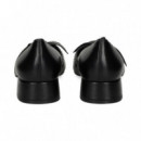 Salon Nudo+tachas Piel Negro  LODI