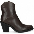 Botin Cowboy Piel Moka  ASH