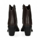 Botin Cowboy Piel Moka  ASH