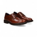 Blucher Liso Piel Marron  FLUCHOS