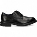 Blucher Liso Piel Negro  FLUCHOS