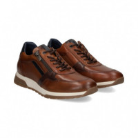 Deportivo Cordon+cremallera Piel Cuero  FLUCHOS