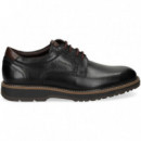 Blucher Piel Negro  FLUCHOS