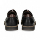 Blucher Piel Negro  FLUCHOS